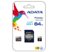 ADATA Premier SDHC 64 GB Class 10 UHS-I / U1 V10 card (ASDX64GUICL10R)