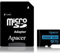 Apacer Secure Digital MicroSD 128 GB Class 10 UHS-I / U3 V30 Card (AP128GMCSX10U7-R)
