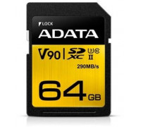 ADATA Premier One SDXC 64 GB Class 10 UHS-II / U3 card (ASDX64GUII3CL10-C)