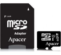 Apacer Secure Digital MicroSDHC 32 GB Class 10 UHS-I Card (AP32GMCSH10U1-R)