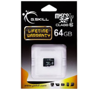 G.Skill MicroSDXC 64 GB Class 10 UHS-I card (FF-TSDXC64GN-U1)