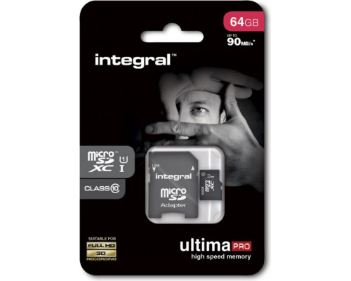 Integral Ultima Pro MicroSDXC 64 GB Class 10 UHS-I / U1 card (T_0014201)