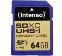 Intenso SDXC 64 GB Class 10 UHS-I / U1 card (3421490)
