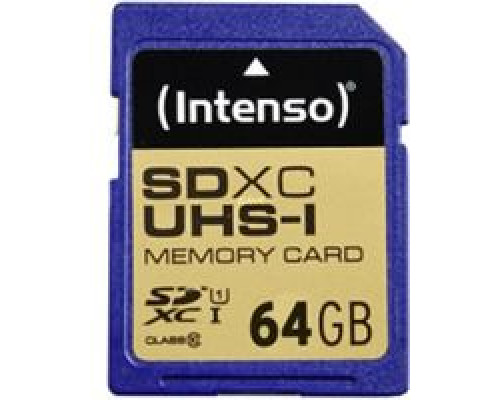 Intenso SDXC 64 GB Class 10 UHS-I / U1 card (3421490)