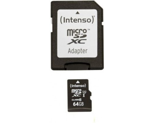 Intenso MicroSDXC 64 GB Class 10 UHS-I / U1 card (3423490)