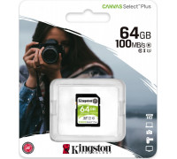 Kingston Canvas Select Plus SDXC 64 GB Class 10 UHS-I / U1 V10 (SDS2 / 64GB) card