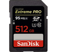 SanDisk Extreme Pro SDXC 512GB Class 10 UHS-I / U3 V30 Card (SDSDXXY-512G-GN6MA)