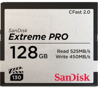 SanDisk Extreme Pro CFast 128GB Card (SDCFSP-128G-G46D)