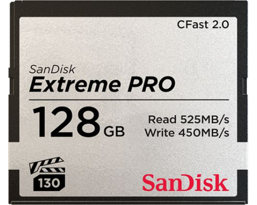 SanDisk Extreme Pro CFast 128GB Card (SDCFSP-128G-G46D)