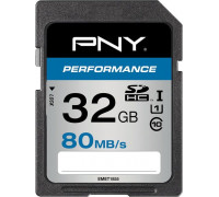 PNY Technologies Performance SDHC 32 GB Class 10 UHS-I / U1 card (SD32GPER80-EF)
