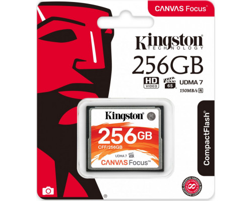 Kingston CompactFlash Canvas Focus Compact Flash 256 GB (CFF / 256GB)