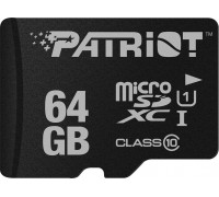Patriot LX MicroSDXC 64 GB Class 10 UHS-I / U1 card (PSF64GMDC10)