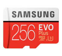 Samsung Evo Plus MicroSDXC 256 GB Class 10 UHS-I / U3 Card (MB-MC256HA / EU)