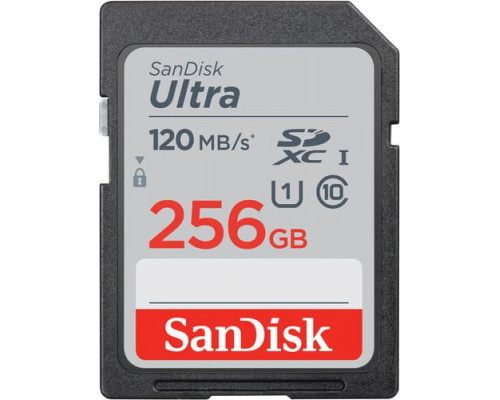 SanDisk Ultra SDXC 256 GB Class 10 UHS-I / U1 Card (001864990000)