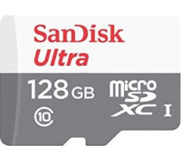 SanDisk Ultra MicroSDXC 128 GB Class 10 UHS-I Card (SDSQUNR-128G-GN6MN)