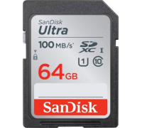 SanDisk Ultra SDXC 64 GB Class 10 UHS-I / U1 Card (SDSDUNR-064G-GN6IN)