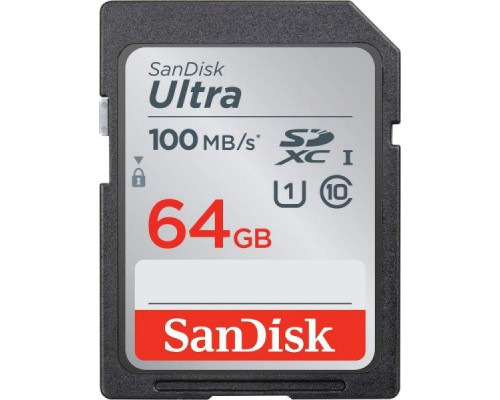SanDisk Ultra SDXC 64 GB Class 10 UHS-I / U1 Card (SDSDUNR-064G-GN6IN)