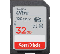 SanDisk Ultra SDHC 32GB Class 10 UHS-I / U1 Card (001864960000)