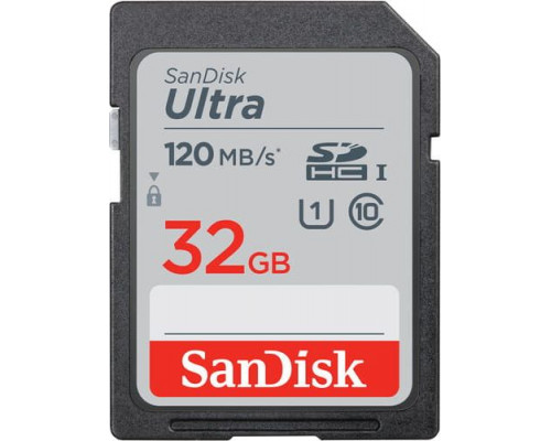 SanDisk Ultra SDHC 32GB Class 10 UHS-I / U1 Card (001864960000)