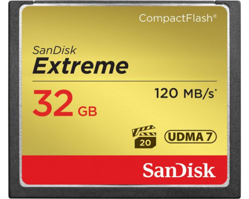 SanDisk Extreme Compact Flash 32GB Card (SDCFXSB-032G-G46)
