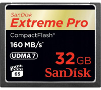 SanDisk Extreme Pro Compact Flash 32GB Class 10 V10 Card (SDCFXPS032GX46)