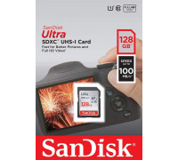 SanDisk Ultra SDXC 128 GB Class 10 UHS-I / U1 Card (SDSDUNR-128G-GN6IN)