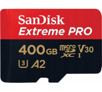 SanDisk Extreme Pro MicroSDXC 400 GB Class 10 UHS-I / U3 A2 V30 Card (SDSQXCZ-400G-GN6MA)