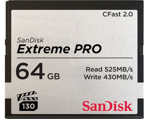 SanDisk Extreme Pro CFast 64GB Card (SDCFSP-064G-G46D)