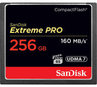 SanDisk Extreme Pro Compact Flash 256GB Card (SDCFXPS-256G-X46)