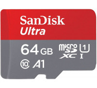 SanDisk Ultra MicroSDXC 64GB Class 10 UHS-I / U1 A1 Card (001734480000)