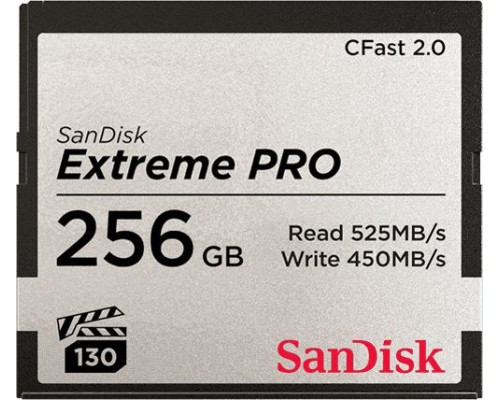 SanDisk Extreme Pro CFast 256GB Card (SDCFSP-256G-G46D)