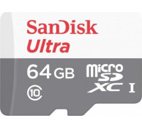 SanDisk Ultra MicroSDXC 64 GB Class 10 UHS-I Card (SDSQUNR-064G-GN3MN)