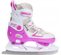 Allright Figure Skates 2in1 Max Power white-pink size 33-36
