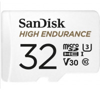 SanDisk High Endurance MicroSDHC 32GB Class 10 UHS-I / U3 A1 V30 Card (SDSQQNR-032G-GN6IA)