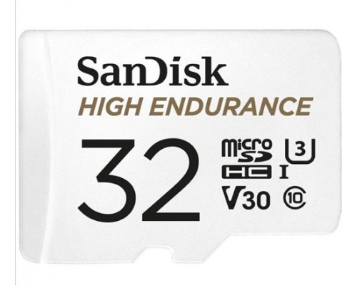 SanDisk High Endurance MicroSDHC 32GB Class 10 UHS-I / U3 A1 V30 Card (SDSQQNR-032G-GN6IA)