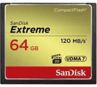 SanDisk Extreme Compact Flash 64GB Card (SDCFXSB-064G-G46)