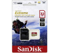 SanDisk Extreme MicroSDHC 32GB Class 10 UHS-I / U3 A1 V30 Card (001734170000)