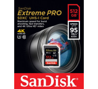 SanDisk Extreme Pro SDXC 512 GB Class 10 UHS-I / U3 Card (SDSDXPA-512G-G46)