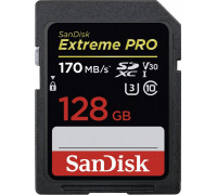 SanDisk Extreme Pro SDXC 128GB Class 10 UHS-I / U3 V30 Card (001835310000)