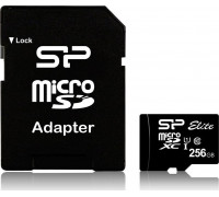 Silicon Power Elite MicroSDXC 256 GB Class 10 UHS-I / U1 Card (SP256GBSTXBU1V10SP)