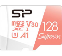 Silicon Power Superior MicroSDXC 128 GB Class 10 UHS-I / U3 A1 V30 card (SP128GBSTXDV3V20SP)