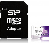 Silicon Power Superior Pro MicroSDXC 128 GB Class 10 UHS-I / U3 V30 Card (SP128GBSTXDU3V20AB)