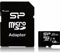 Silicon Power Elite MicroSDXC 128 GB Class 10 UHS-I Card (SP128GBSTXBU1V10SP)