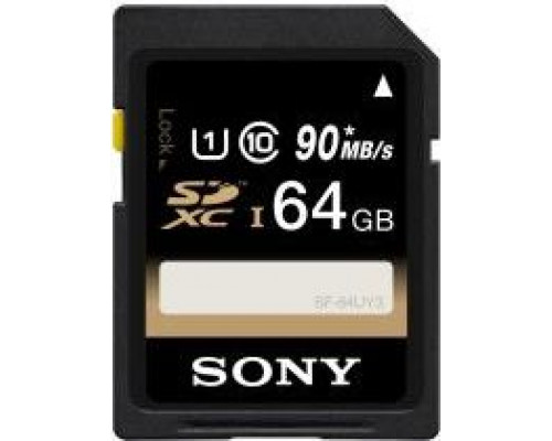 Sony SF64U SDXC 64 GB Class 10 UHS-I / U1 Card (4905524934601)