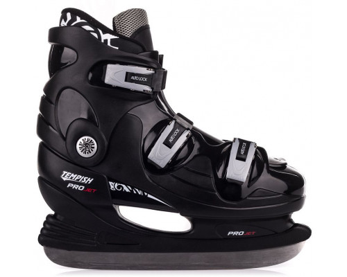 Tempish Pro Jet Black Ice Hockey Skates size 45
