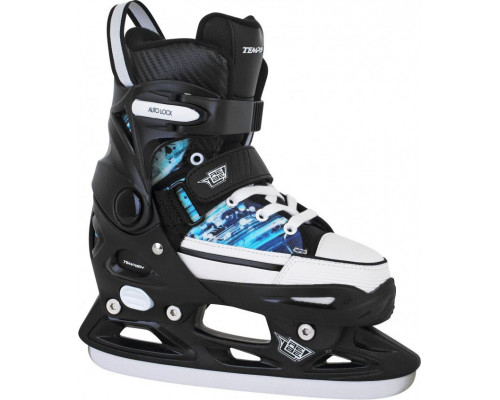 Tempish Adjustable Skates Rebel Ice One-Pro black-blue size 40-43