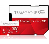Team Group Color MicroSDXC 512 GB Class 10 UHS-I / U1 Card (TCUSDX512GUHS54)