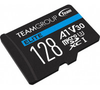 Team Group Elite MicroSDXC Card 128 GB Class 10 UHS-I / U3 A1 V30 (TEAUSDX128GIV30A103)