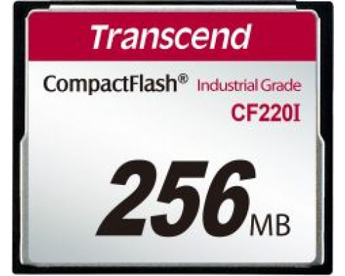 Transcend CF220I Compact Flash 256MB card (TS256MCF220I)