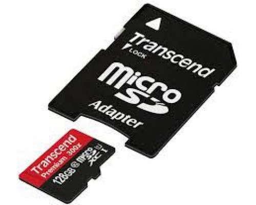 Transcend Premium MicroSDXC 128GB Class 10 UHS-I / U1 Card (TS128GUSDU1)